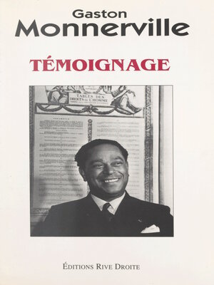 cover image of Témoignage (1). De la France équinoxiale au Palais de Luxembourg